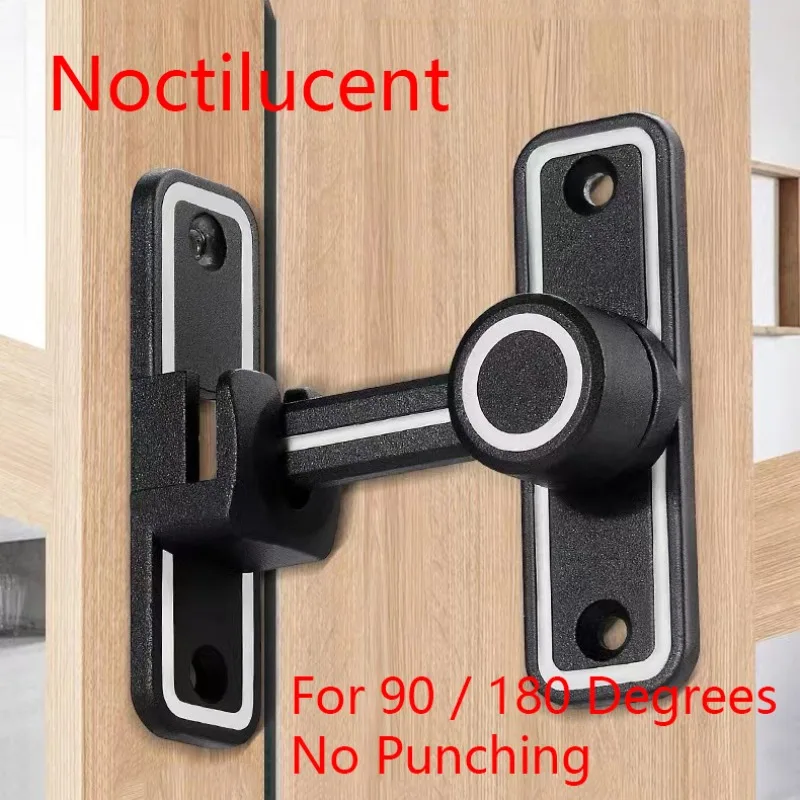 Furniture Hardware Fitting - Черный светящийся замок для двери сарая,