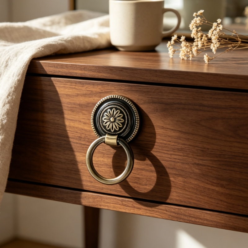 Furniture Hardware Drop Pulls - Набор из 6 антикварных бронзовых выдвижных