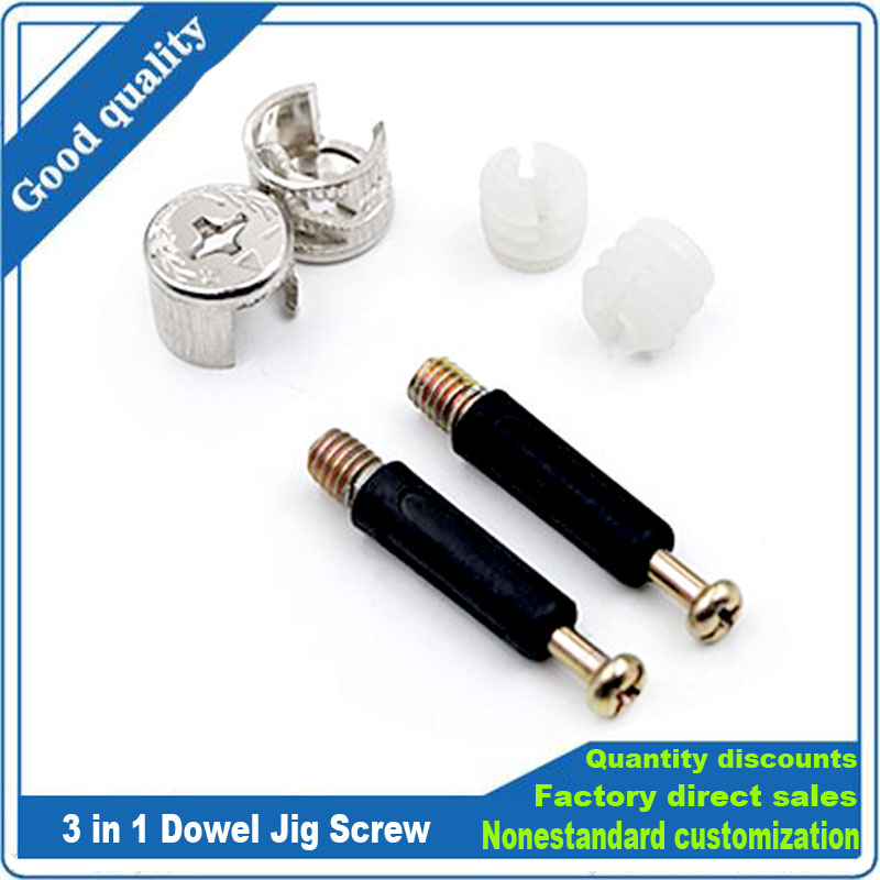 Furniture Hardware Jig - Набор для соединения мебели 3-в-1: эксцентриковые